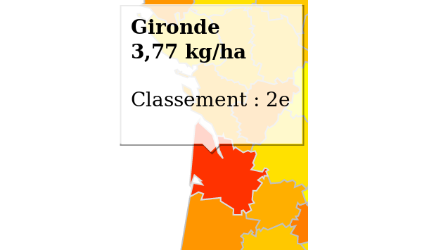 Carte Gironde PE