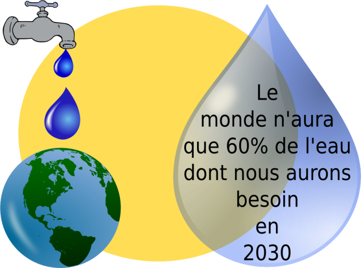 Le monde n'aura que 60% de l'eau dont nous aurons besoin en 2030
