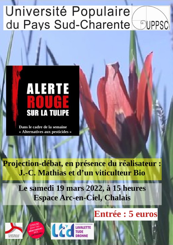Affiche Alerte Rouge sur la Tulipe