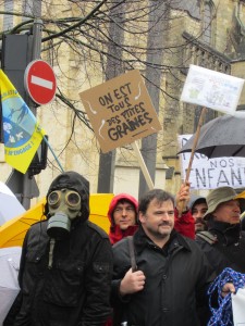 Gros plan sur la marche Blanche contre les Pesticides dimanche 14 février 2016 à Bordeaux