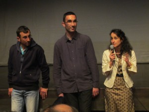 De gauche à droite: Mickaël Jaumain, Jean-Christophe Mathias et Agnès Séjournet